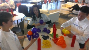 Inflatable teamwork